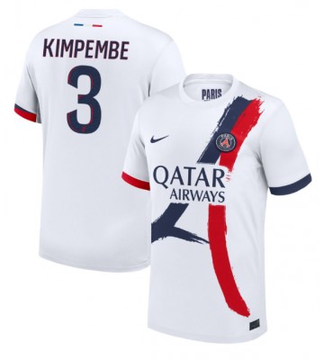 Paris Saint-Germain Presnel Kimpembe #3 Bortatröja 2024-25 Kortärmad